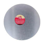 MASONITE CAKE BOARD 35CM SILBER