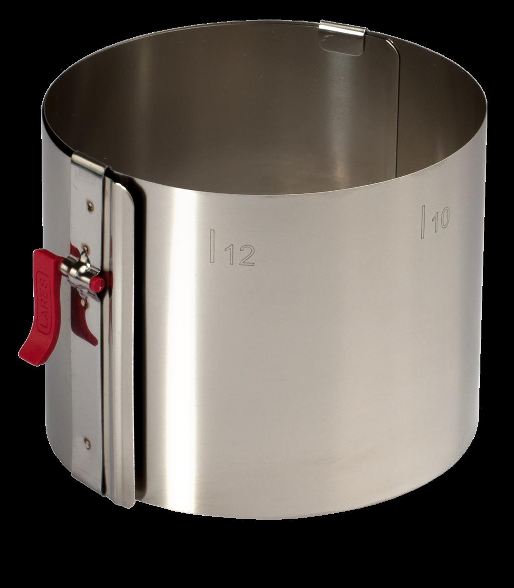 TORTENRING MIT KLEMMHEBELHÖHE 15 CM, KLEIN