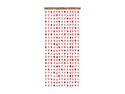 LAMETTA VORHANG HERZ ROSEGOLD