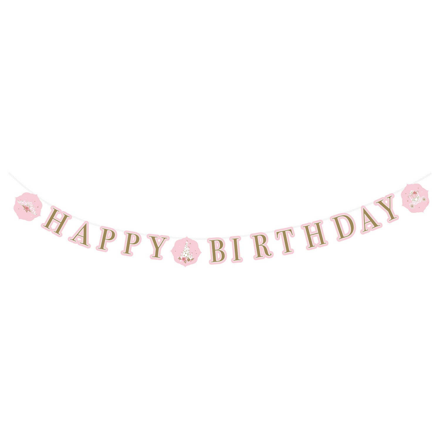 PRINCESS HAPPY BIRTHDAY BANNER