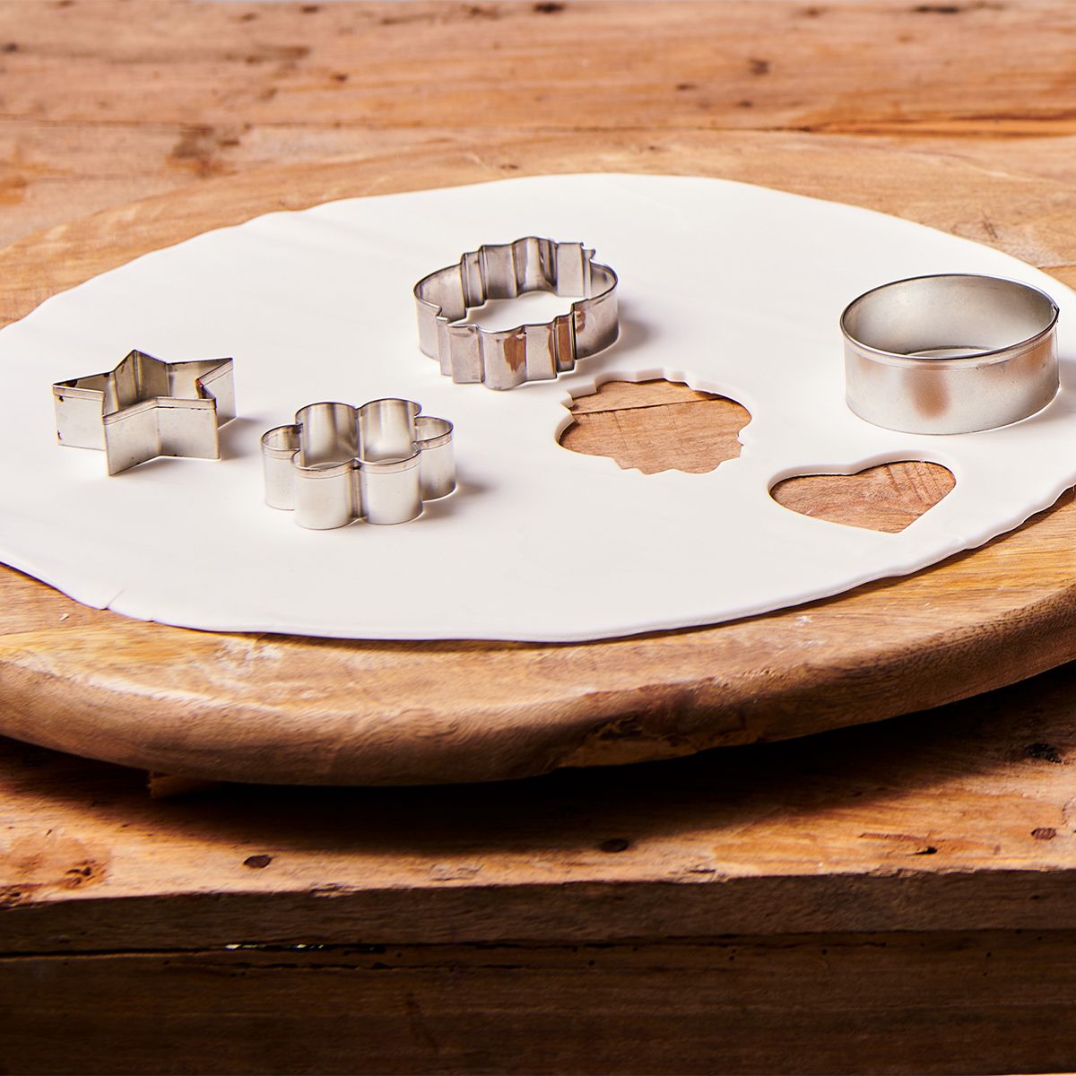 Ausgerolltes Fondant White