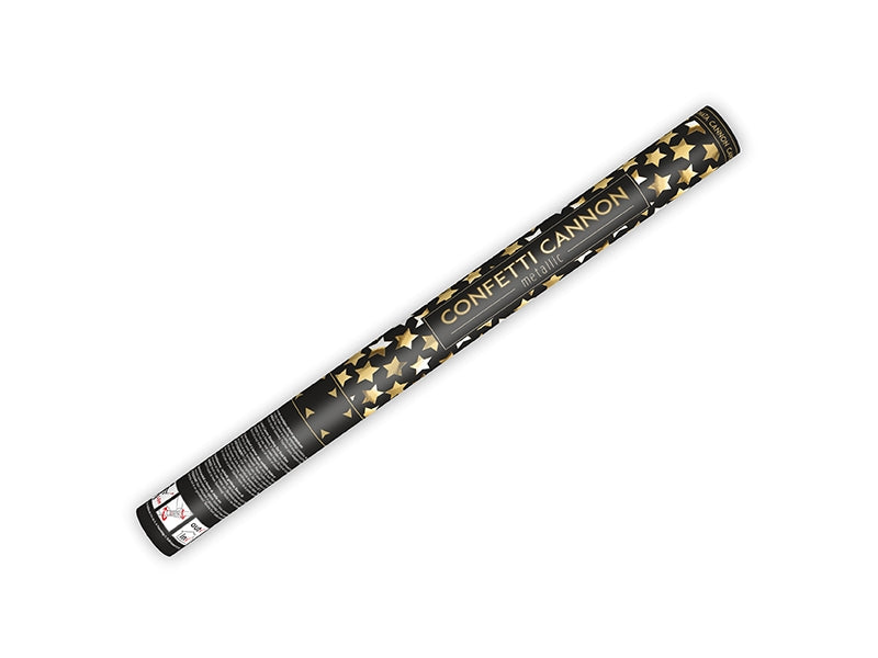 CONFETTI KANONE STERNE GOLD 60 CM
