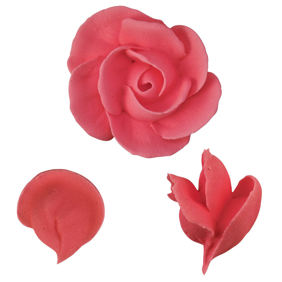 ROSENTÜLLE GROß - 15MM GEBOGEN