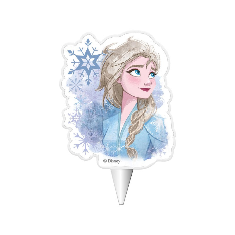 ELSA FROZEN2 GEBURTSTAGS-KERZE 2D 7,5CM