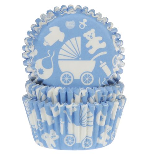 HOM MUFFIN FÖRMCHEN BABY BLAU