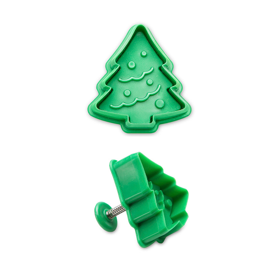 PRÄGE-AUSSTECHER MIT AUSWERFER TANNENBAUM