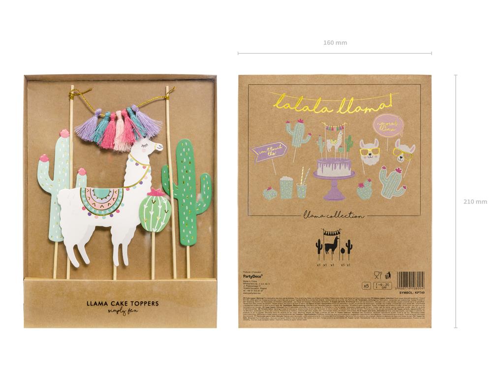 CAKE TOPPER LLAMA