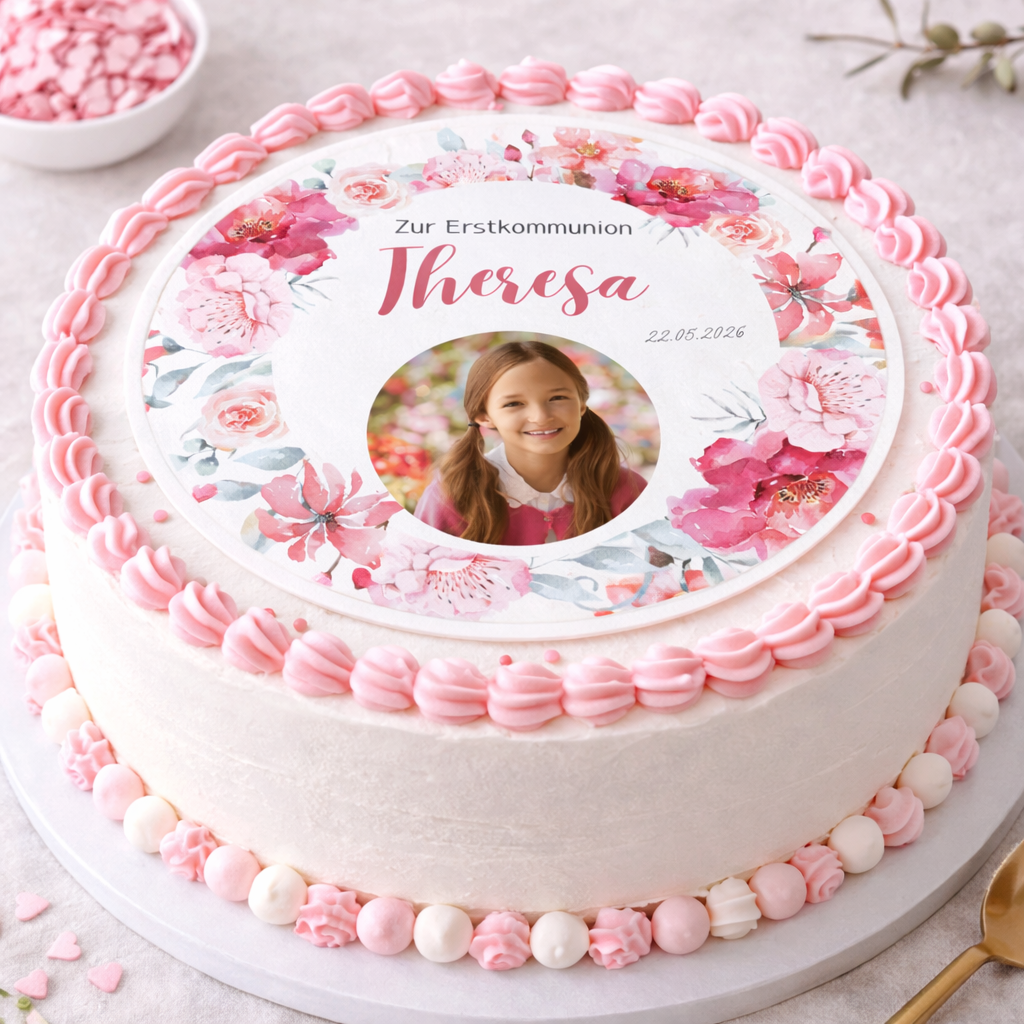 Foto Aufleger Firmung / Kommunion auf Torte