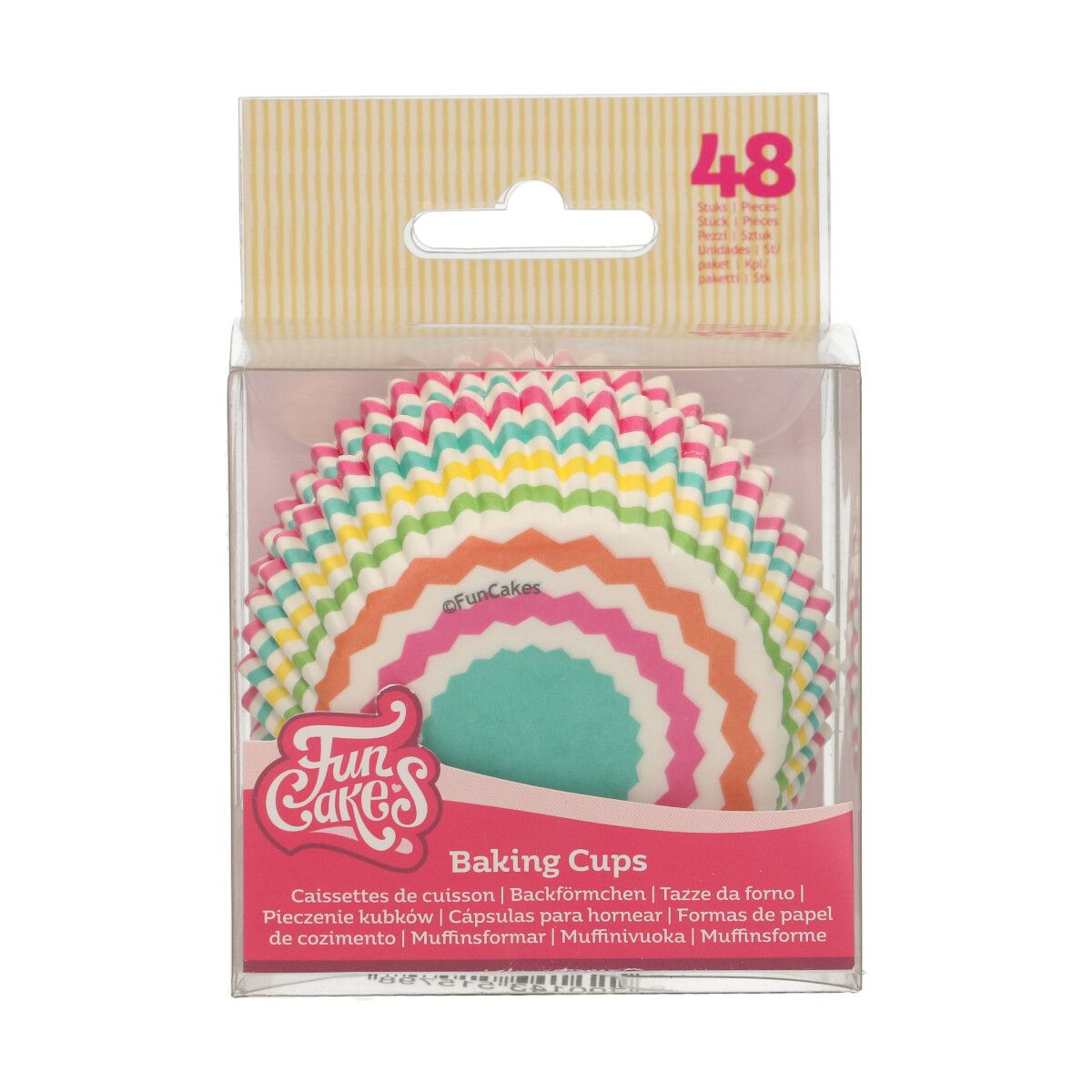 FC MUFFIN FÖRMCHEN COLOURFUL CHEVRON