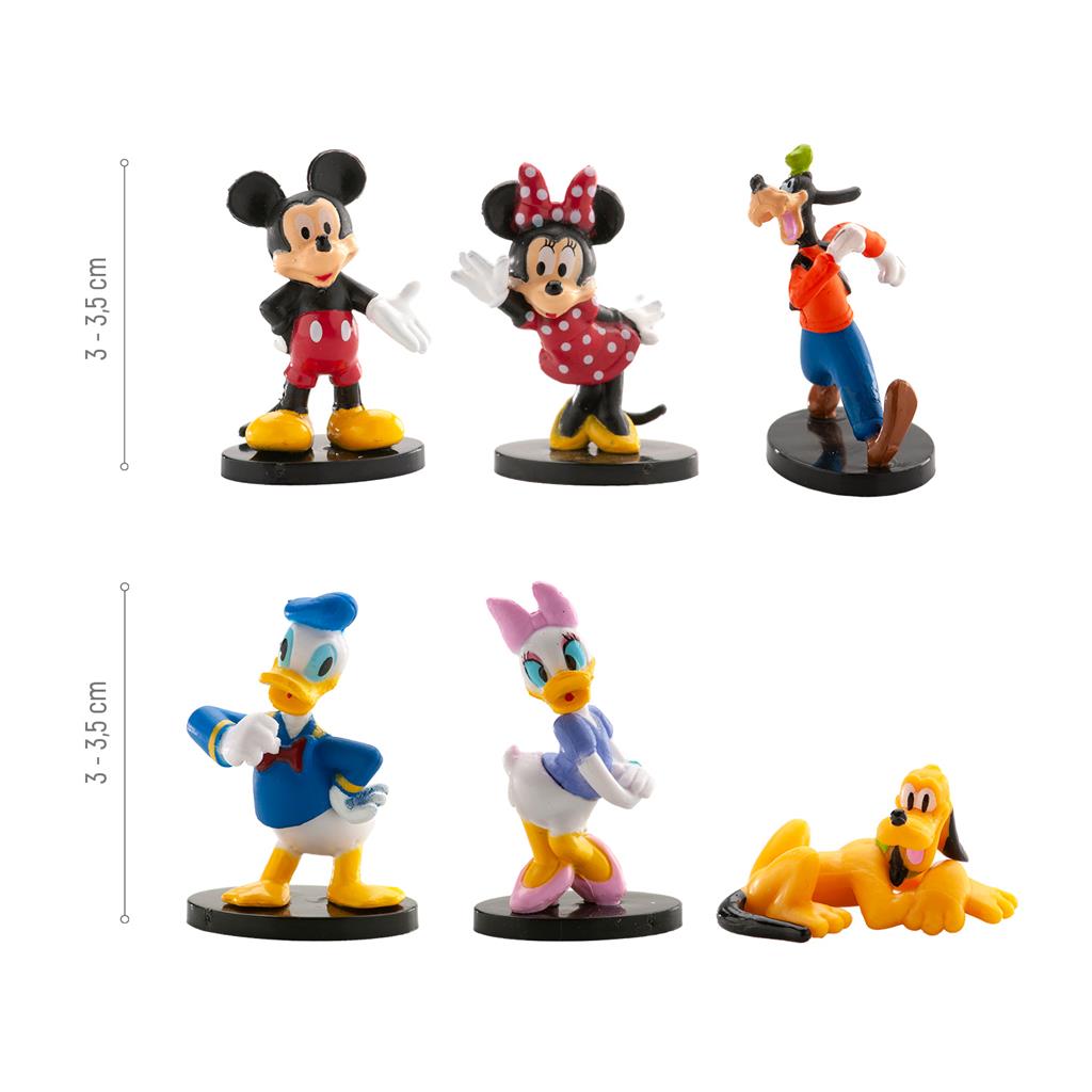MICKEY PLASTIKFIGUREN SET 6 STK