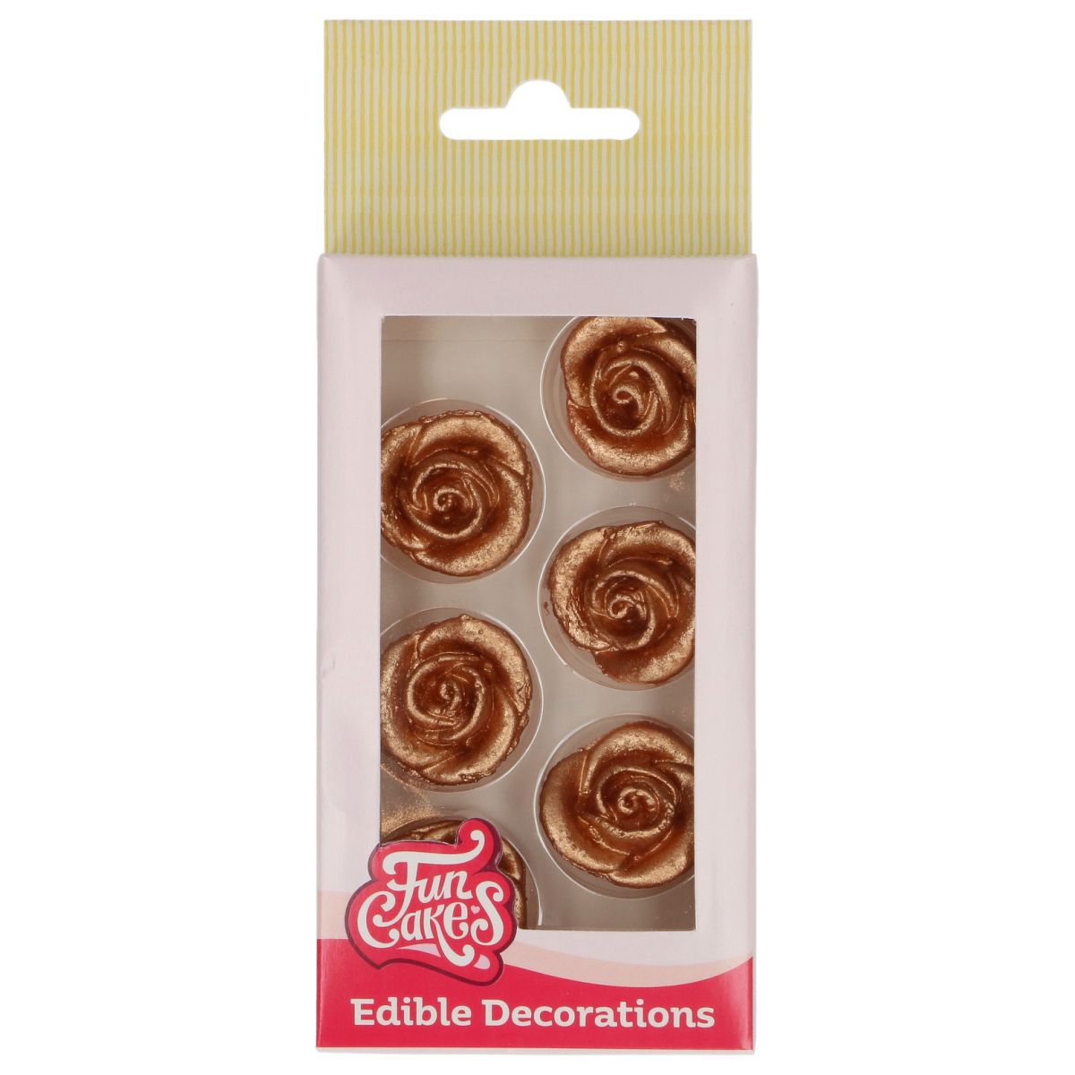Fondant Rosen Set bronze/6