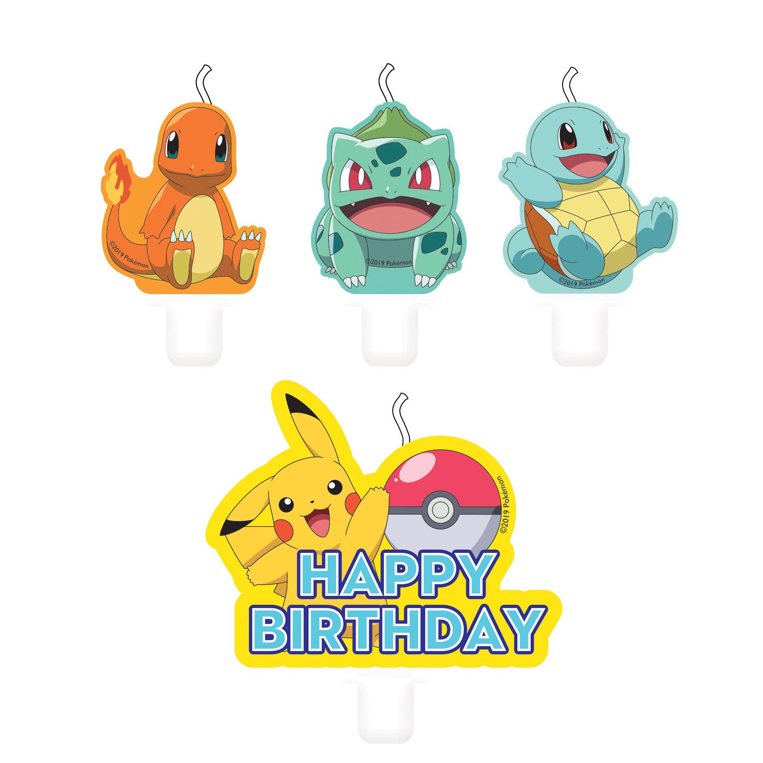 POKEMON KERZEN SET HAPPY BIRTHDAY