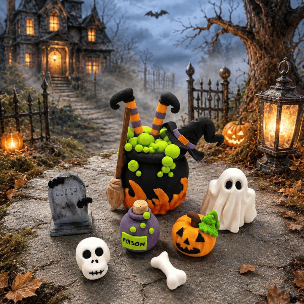 Halloween Set Zuckerfiguren