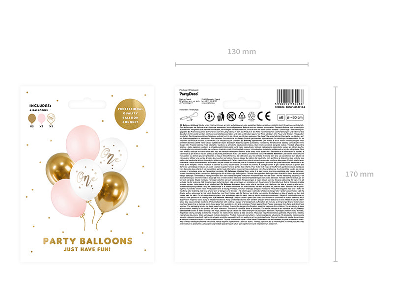 BALLONS ONE PINK GOLD