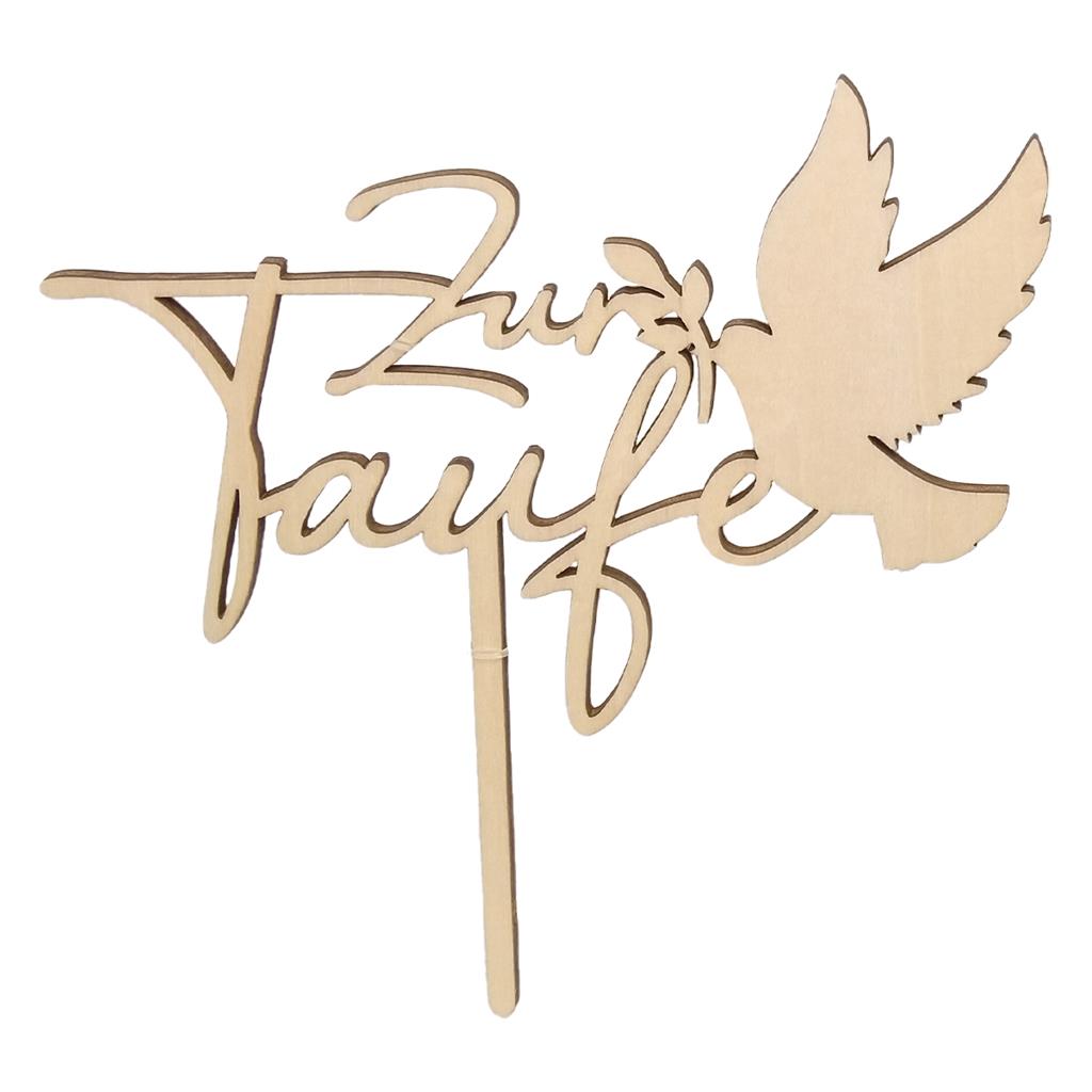 CAKE TOPPER ZUR TAUFE