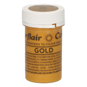 SUGARFLAIR PASTENFARBE SATIN - GOLD