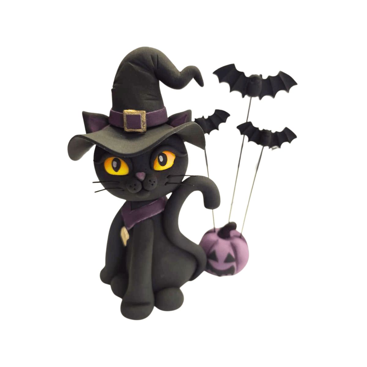 Halloween Katze Zuckerfigur