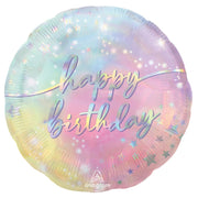 LUMINOUS H-BIRTHDAY FOLIENBALLON 45 CM