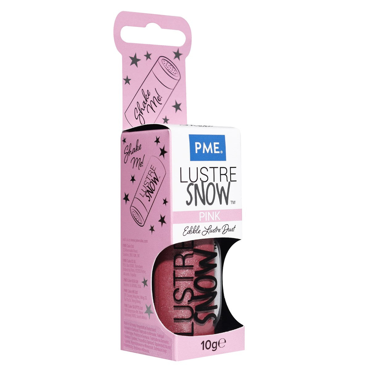 Essbarer Glitzerstaub Pink