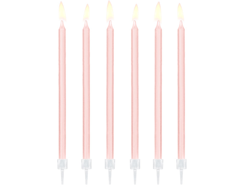 KERZEN LIGHT PINK 14 CM