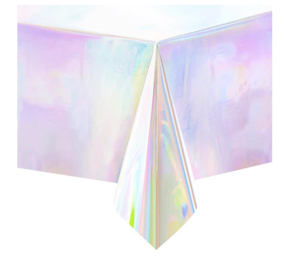 TISCHDECKE FOLIE 137X274 IRIDESCENT