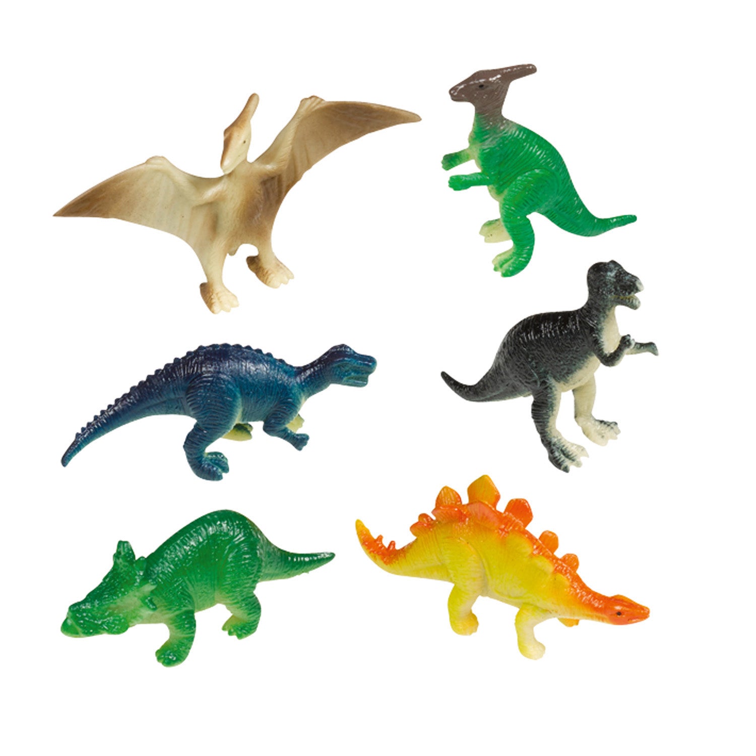MINI FIGUREN HAPPY DINO 8 STK PLASTIK