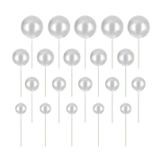 TOPPER KUGELN SILBER 20-ER SET