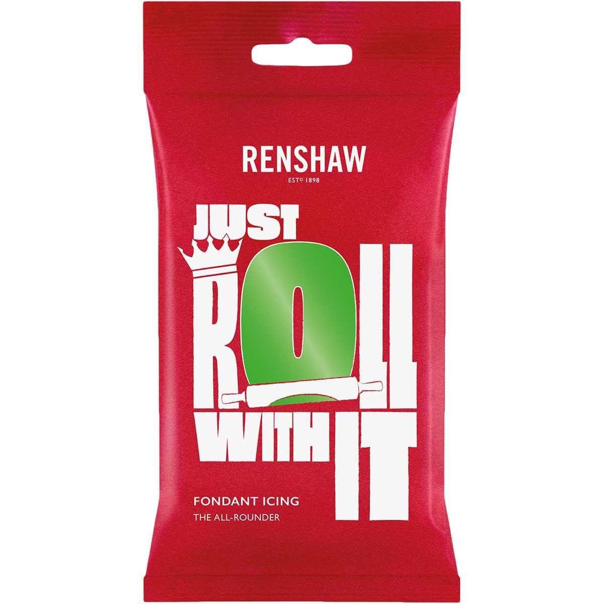 RENSHAW ROLLFONDANT PRO LINCOLN GREEN 250G R02924