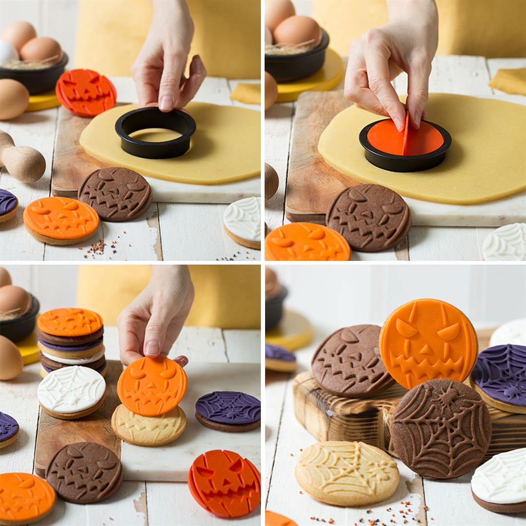 AUSSTECHER SET HALLOWEEN MIT STEMPEL