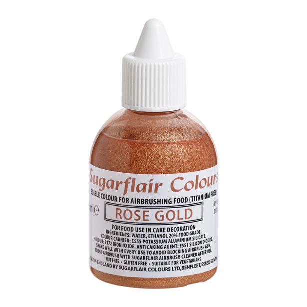 SUGARFLAIR AIRBRUSHFARBE ROSE GOLD