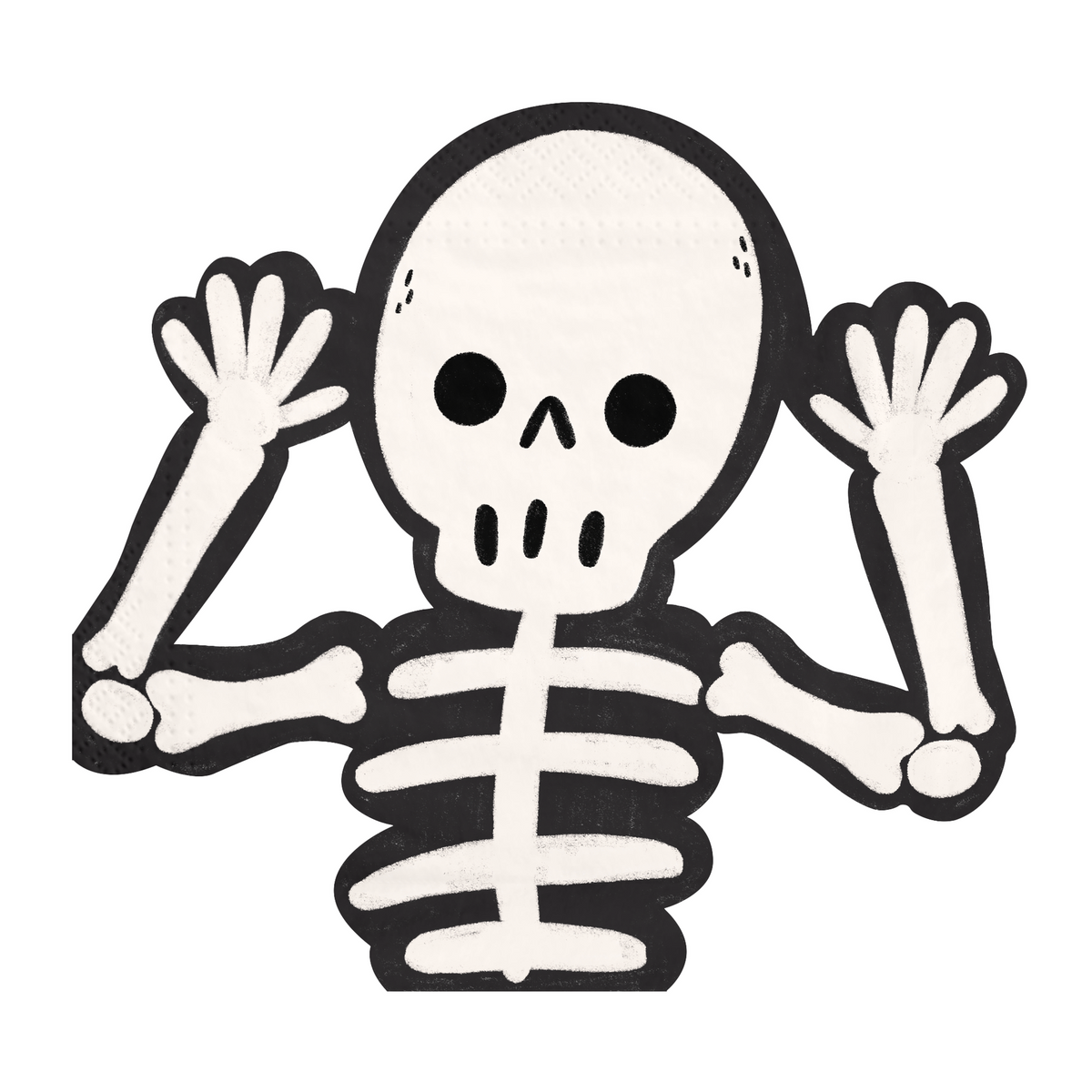 Servietten Halloween-Skelett Spooky Friends