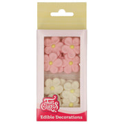 Fondant Margeriten Set weiß/rosa