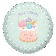 CRAZY CAKE H-BIRTHDAY FOLIENBALLON 43 CM