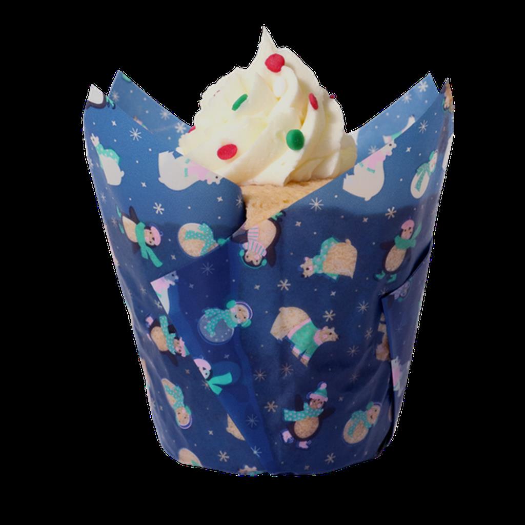 PME TULPEN-MUFFINFÖRMCHEN CHRISTMAS - FROSTY