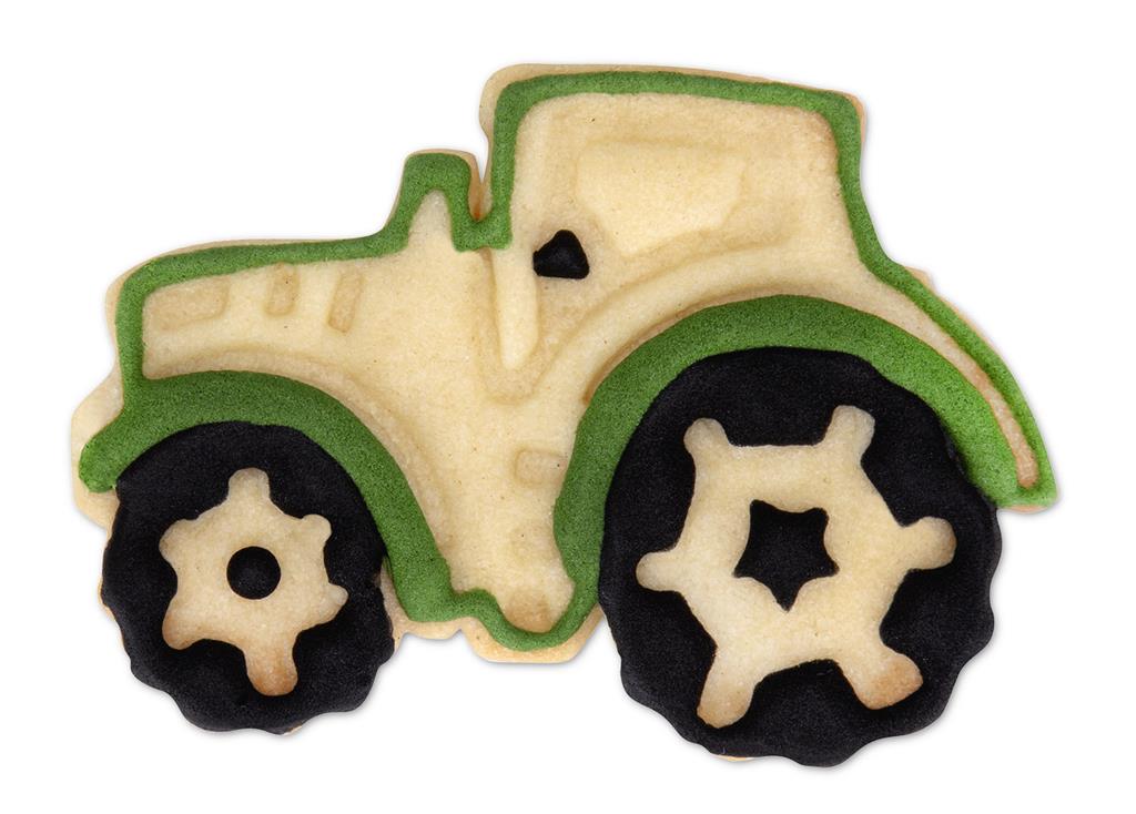 AUSSTECHFORM MIT AUSWERFER TRAKTOR