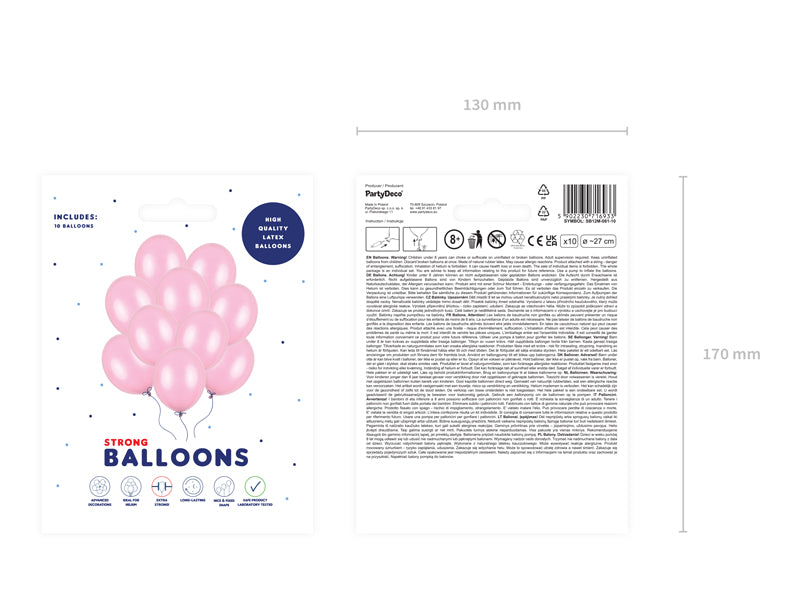 BALLONS METALLIC CANDY PINK
