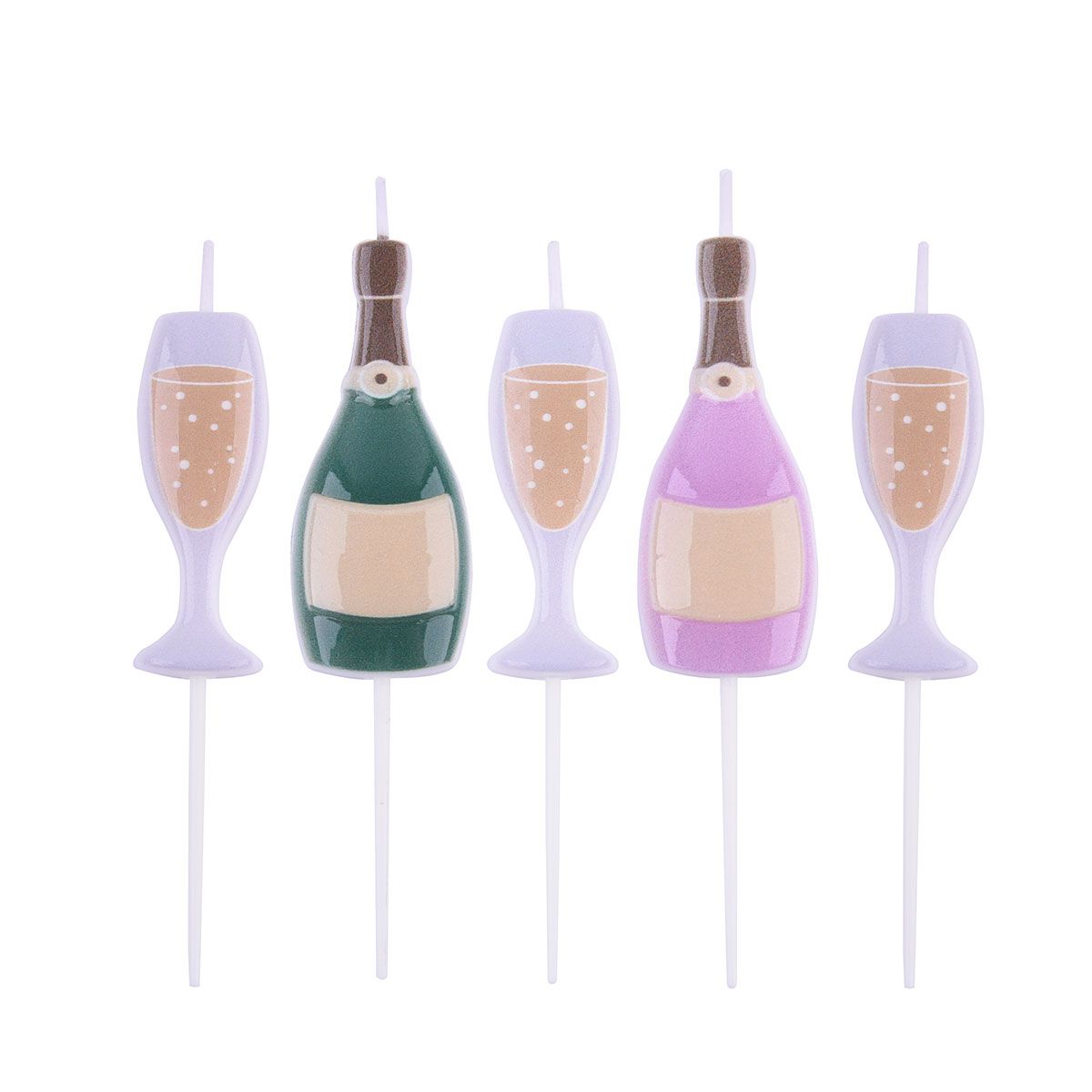 KERZEN-SET PROSECCO/5