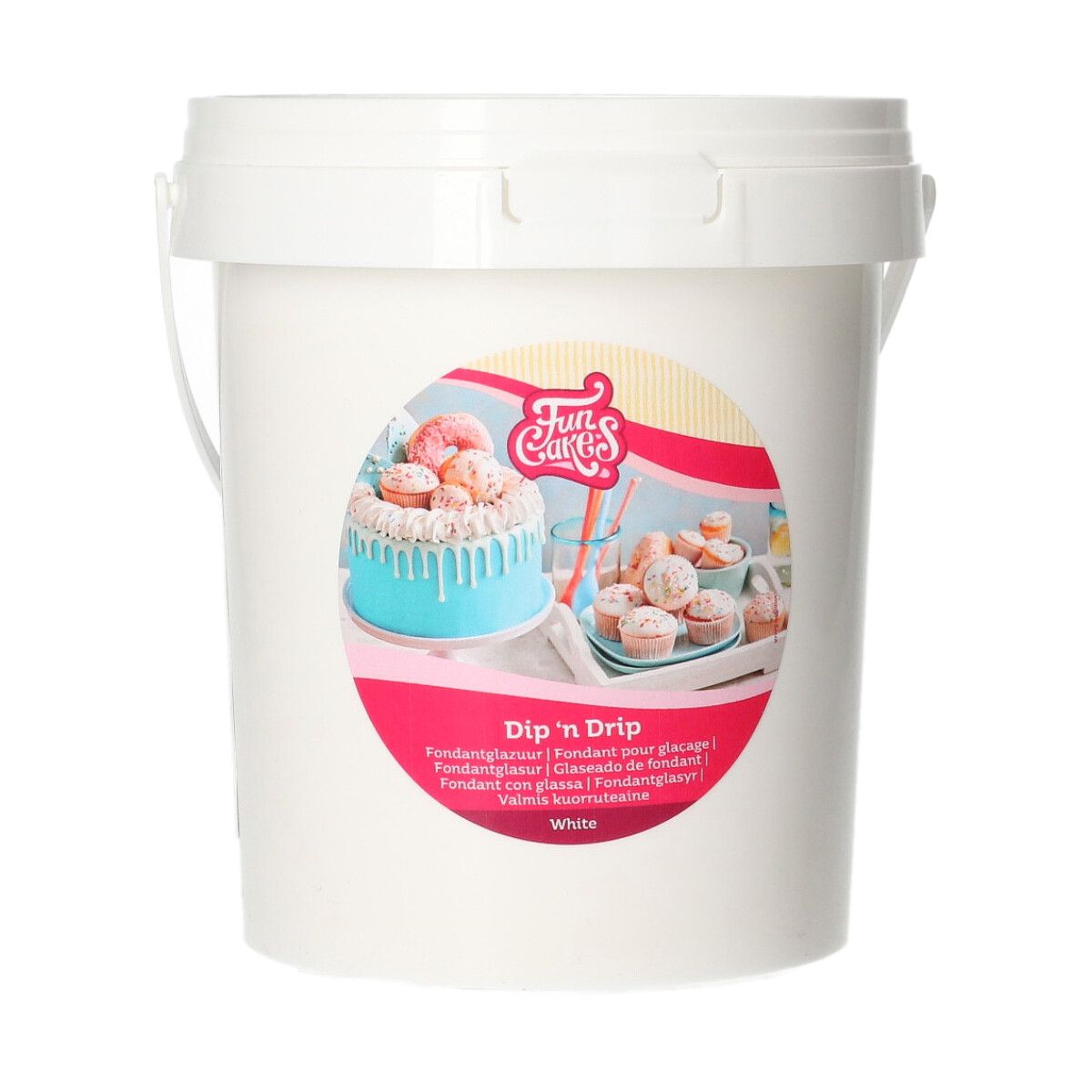 DIP´N DRIP FONDANTGLASUR WEISS 1KG    F54720