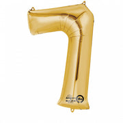 ZAHL GOLD - 7  2825601 FOLIENBALLON 58 X 88 CM