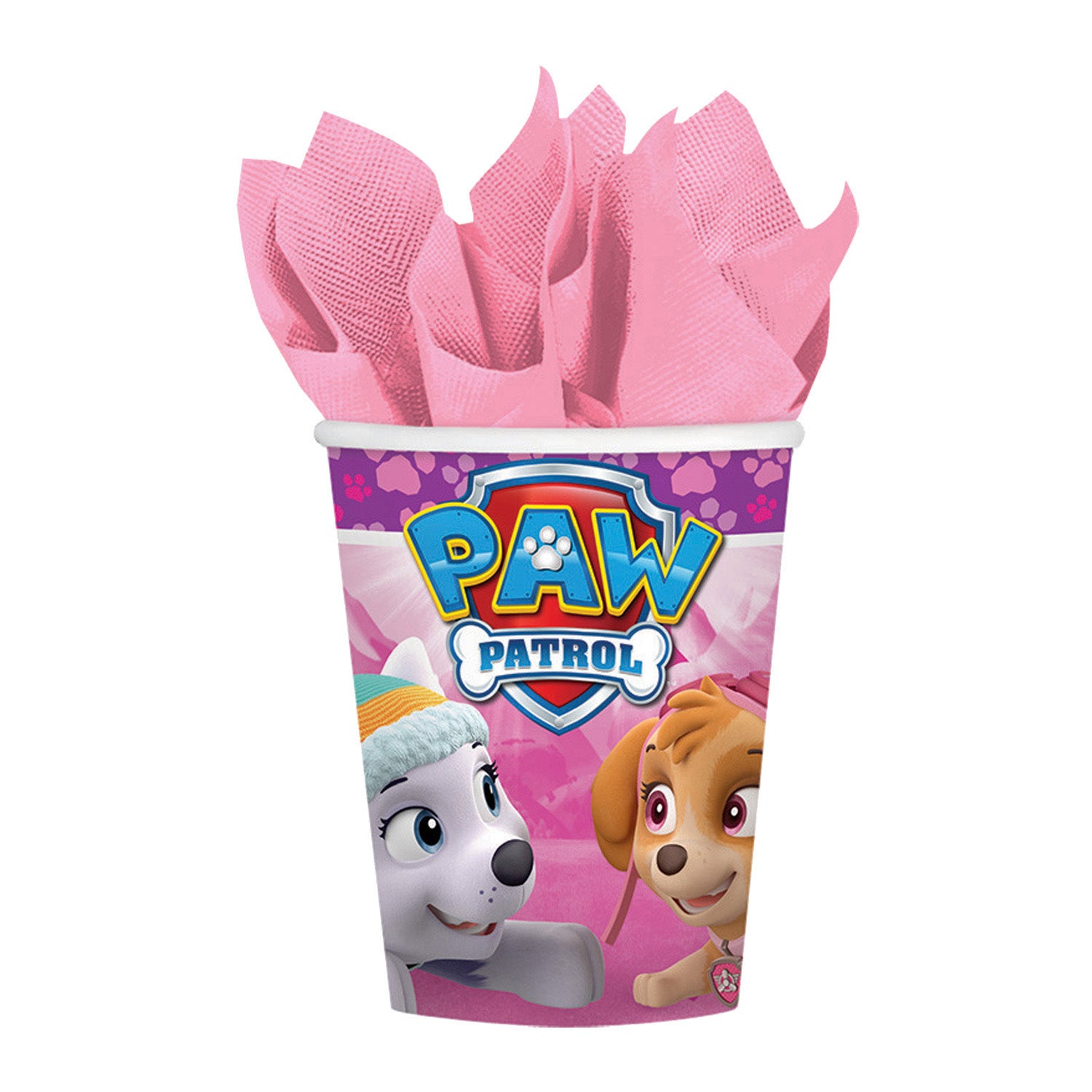 PAW PATROL PINK 8 BECHER
