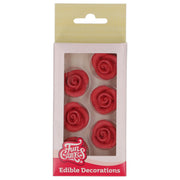 Fondant Rosen Set red/6