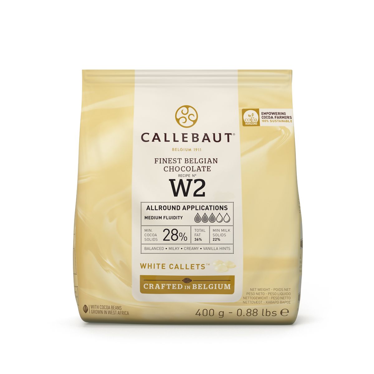 CALLEBAUT-WHITE-400G