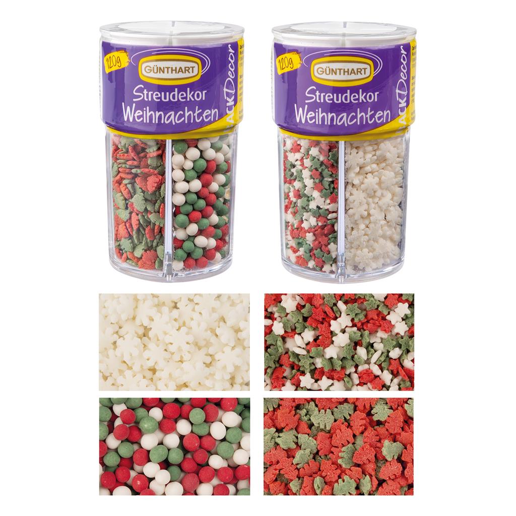 STREUDEKOR WEIHNACHTEN 4ER MIX