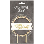 SC CAKE TOPPER LED HAPPY BIRTHDAY