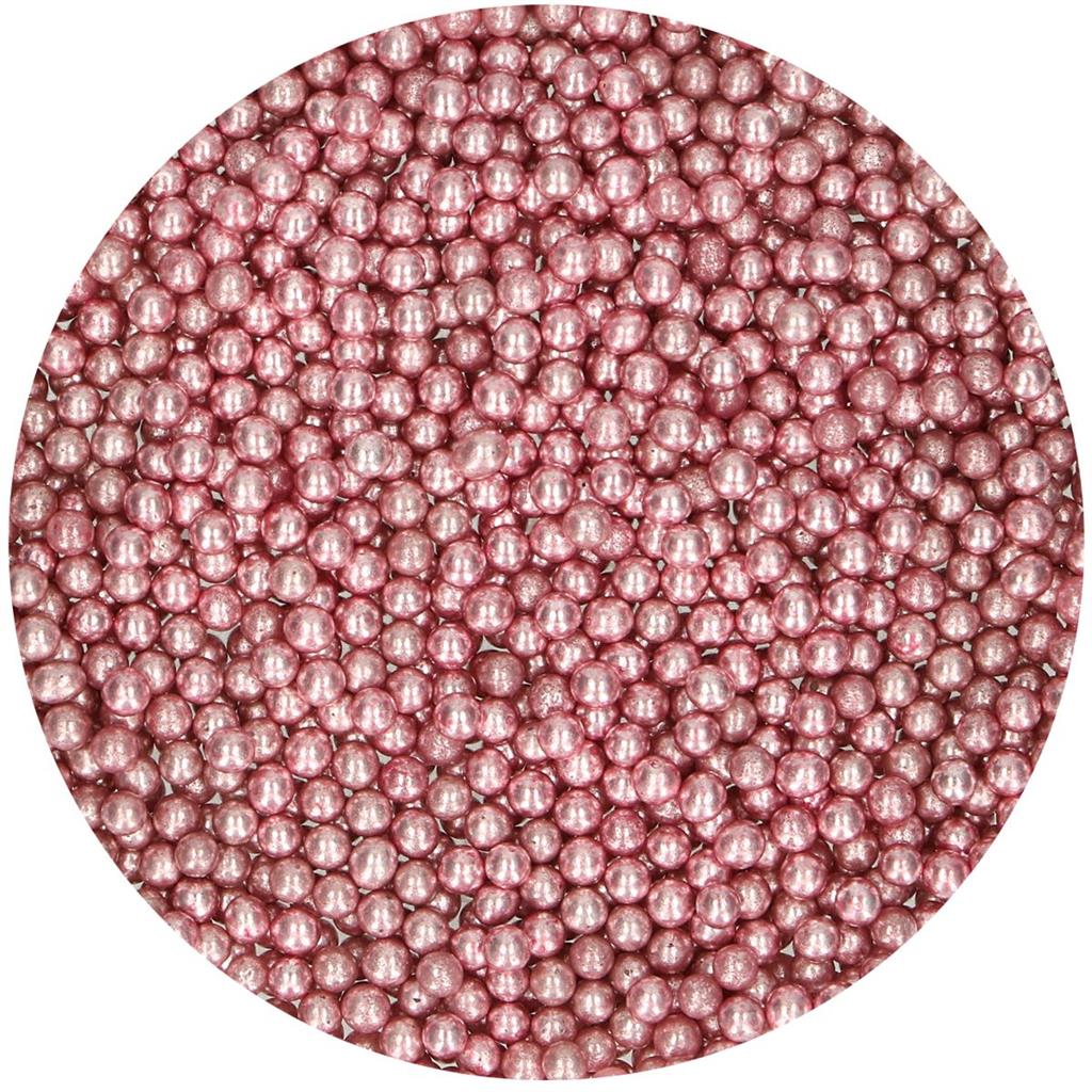 ZUCKERPERLEN METALLIC PINK