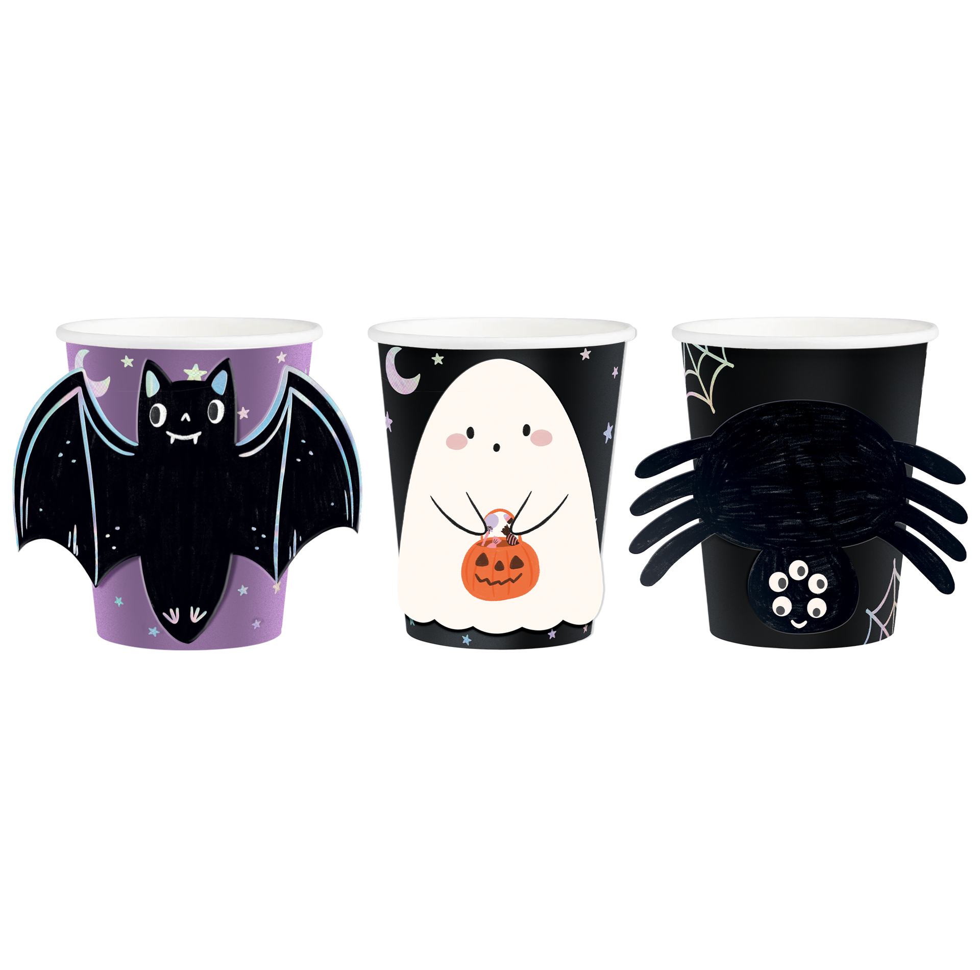 Becher Halloween Spooky Friends 6 Stück