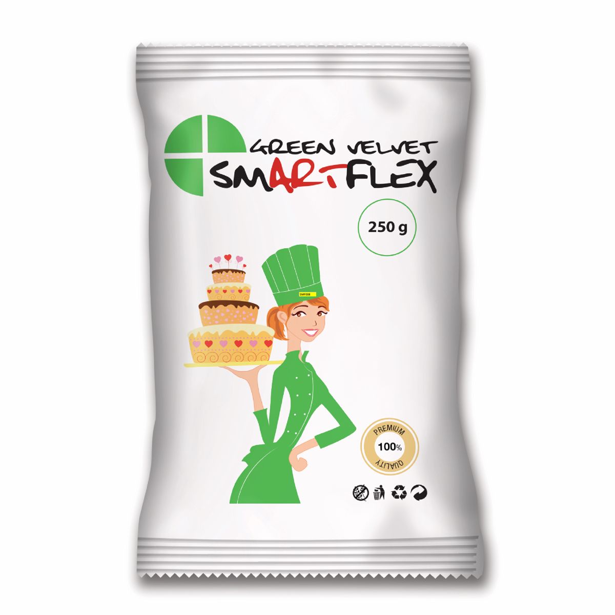 SMARTFLEX FONDANT GREEN 250G