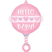 BABY GIRL RASSEL FOLIENBALLON 43 X 60CM