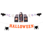 Halloween-Banner Spooky Friends
