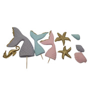 MEERJUNGFRAU ZUCKERFIGUR MEHRTEILIGES SET